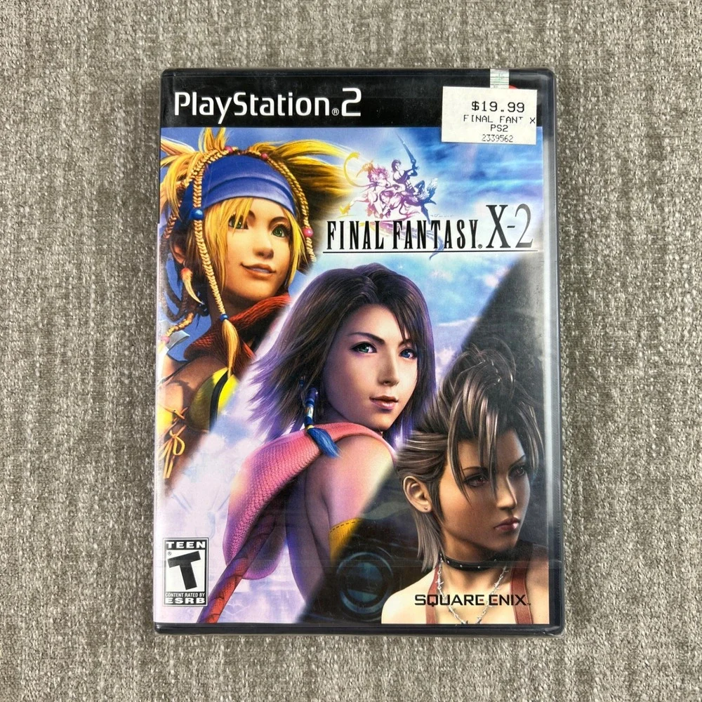 Square Enix Final Fantasy X-2 PS2 Video Game New Sealed Black Label NTSC JRPG
